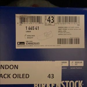 New unisex birkinstock shoes black leather